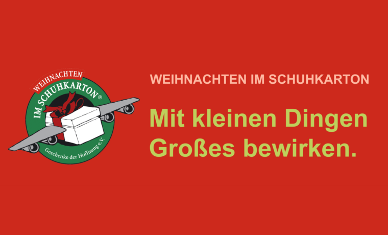 Danke für fast 1000 Schuhkartons