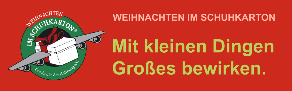 Danke für 753 Schuhkartons